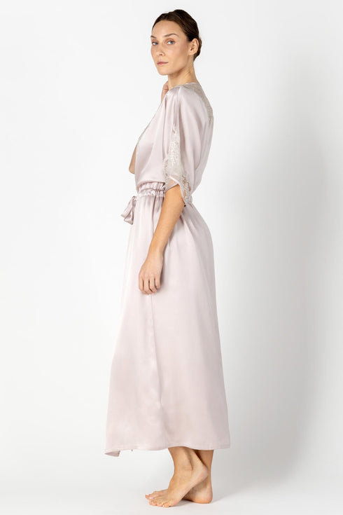 NK Imode Agatha Nostalgia Hanky Long Silk Robe